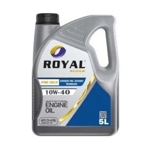 Royal Super Lubricants engine oil 10W-40 API CI-4/SL for Diesel Vehicle 5 Liter