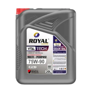 Huile pour engrenages Royal Super Lubricants 75W-90 API GL 5 – 20 Litre